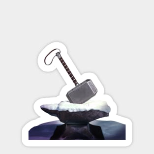 Mjolnir in the Stone Sticker